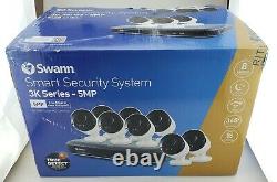 Swann Smart Security System 3k Série 8 Caméra 8 Channel 5mp 2tb Hdd Good Shape