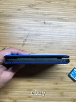 Système de jeu portable Nintendo 3DS XL bleu/noir en bon état de fonctionnement