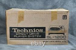 Technics Sl-1200 First Model Direct Drive Player System En Très Bon État