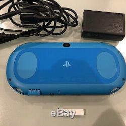 Très Rare Bonne Condition Ps Vita 2000 Pch-2000 Bleu Sony Playstation