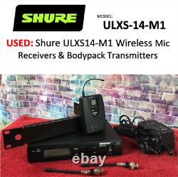 Ulxs14-m1 Shure Wireless Bodypack System Used Ex Rental Bon État