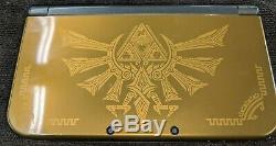 Utilisé Rare Nintendo 3ds XL Zelda Hyrule Gold Edition Avec Chargeur Bon État