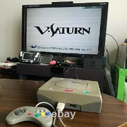 Victor V Saturn Console Rg-jx2 Ntsc-j Très Bon État Testé Du Japon