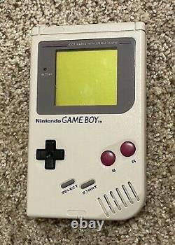 Vintage Nintendo Game Boy Handheld Dmg-01 Tested Bon État