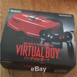 Virtual Boy Nintendo Boxed Plus 4 Jeux, Bon État, Jap / Jp / Import