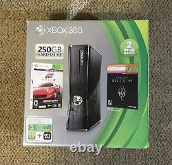 Xbox 360 250gb Offre De Vacances + Forza 4 Très Bon État + Câbles (cib)