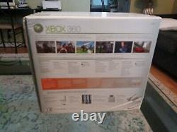 Xbox 360 Lancement White Console 60 Go Boîte Manuels Contrôleur Jeux Bon État