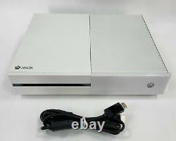 Xbox One Console De 500 Go Blanc 1540 Très Bonne Condition Euc Pas De Rare Controller