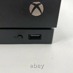 Xbox One X Noir 1 To Console En Très Bon État Seulement