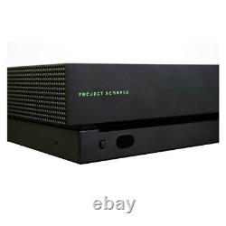 Xbox One X Project Scorpio Edition Console 1tb Noir Très Bon État