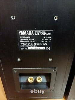 Yamaha Ns-1000mm Studio Monitor Haut-parleur Système Bon État Expédiés Du Japon