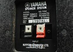 Yamaha Ns-10m Haut-parleur Système En Très Bon État Vintage Japonais
